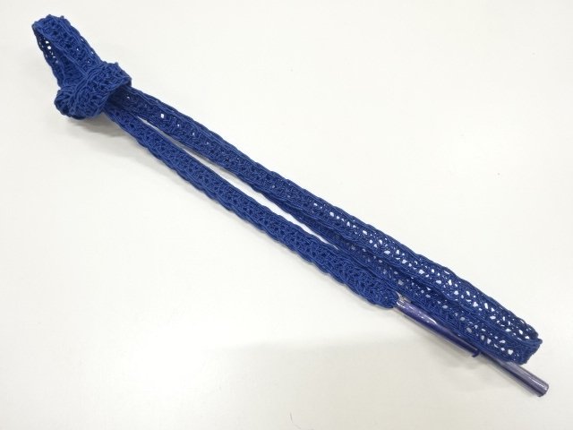 未使用品　正絹　夏手組帯締め